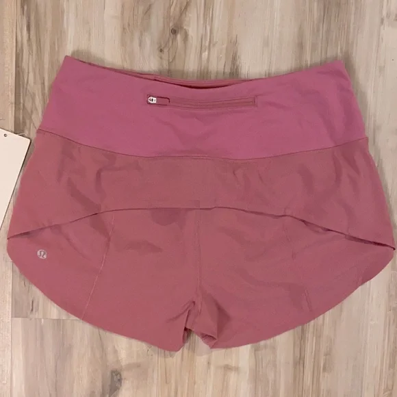 ❤️ Lululemon Speed Up High-Rise Lined Short 2.5" Pink Blossom Size 6 NWT - Picture 8 of 11